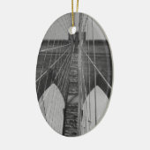 Brooklyn Bridge New York Keramik Ornament (Links)