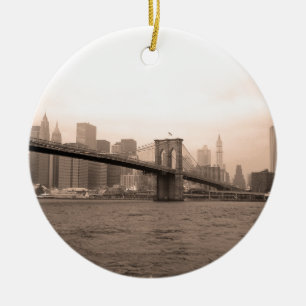 Brooklyn Bridge New York Keramikornament