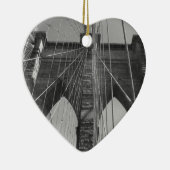 Brooklyn Bridge New York Keramikornament (Rechts)