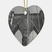 Brooklyn Bridge New York Keramikornament (Links)