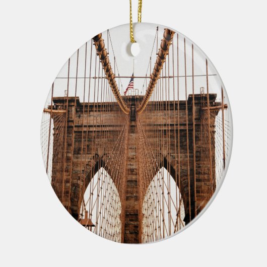Brooklyn Bridge, New York Keramikornament (Links)