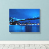 Brooklyn Bridge, New York Leinwanddruck (Insitu (Holzboden))