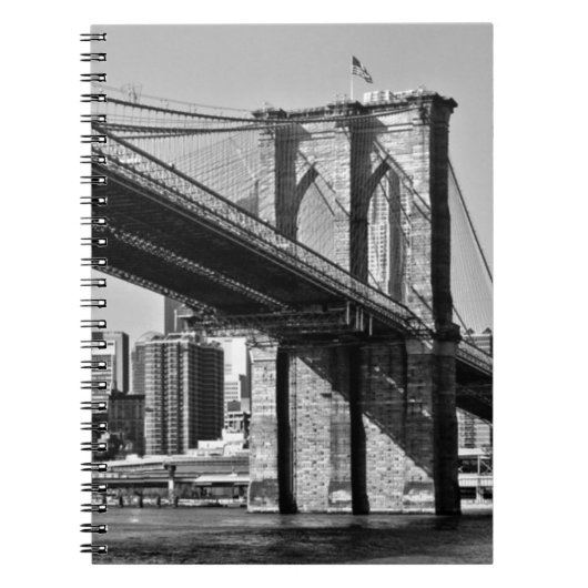 Brooklyn Bridge New York Notizblock (Vorderseite)
