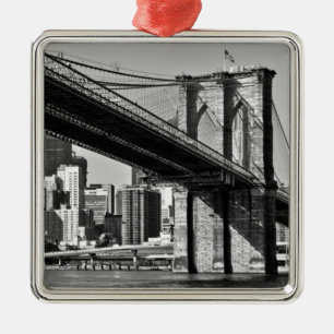 Brooklyn Bridge New York Ornament Aus Metall