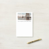 Brooklyn Bridge New York Post-it® Notes Post-it Klebezettel (Auf Schreibtisch)