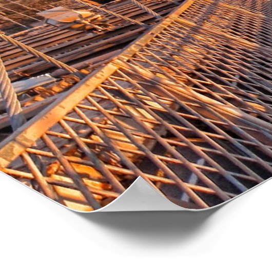 Brooklyn Bridge, New York Poster (Ecke)