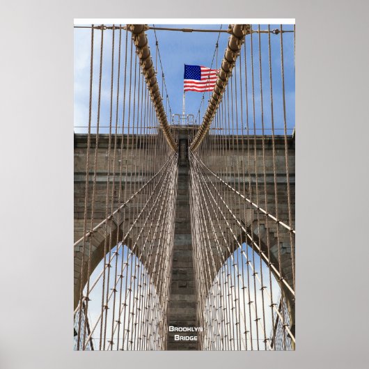 Brooklyn Bridge, New York Poster (Vorne)