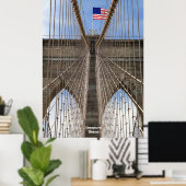 Brooklyn Bridge, New York Poster (Heimbüro)