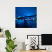 Brooklyn Bridge, New York Poster (Heimbüro)