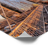 Brooklyn Bridge, New York Poster (Ecke)