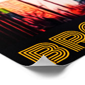 Brooklyn Bridge New York Poster (Ecke)