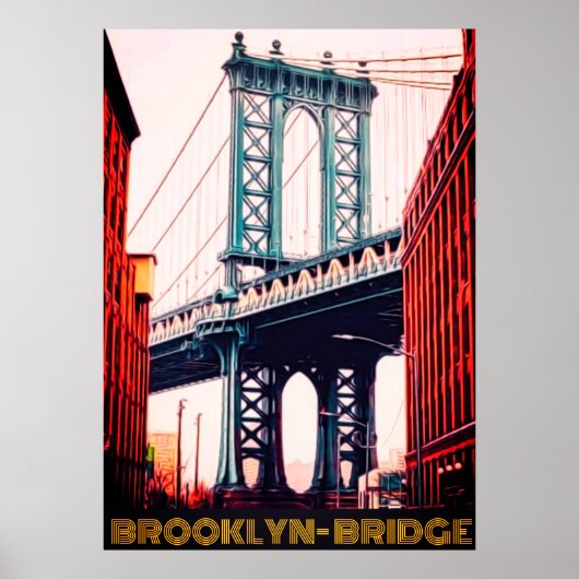Brooklyn Bridge New York Poster (Vorne)