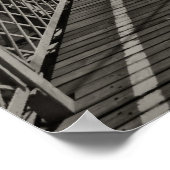 Brooklyn Bridge New York Poster (Ecke)