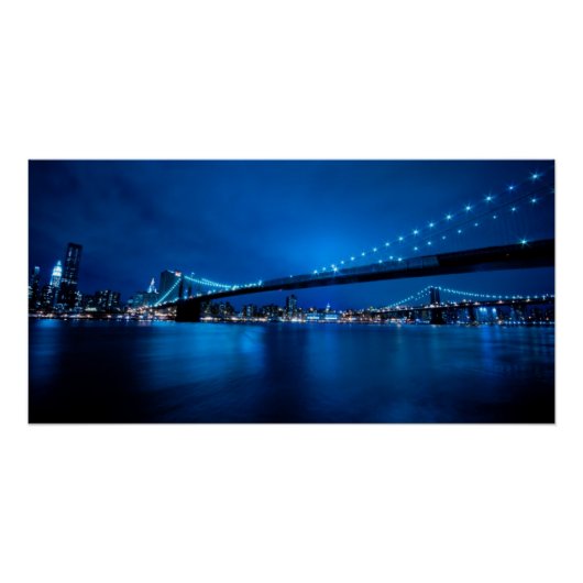 Brooklyn Bridge, New York Poster (Vorderseite)