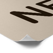 Brooklyn Bridge New York Poster (Ecke)