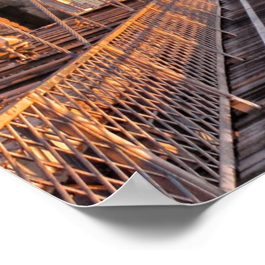 Brooklyn Bridge New York Poster (Ecke)