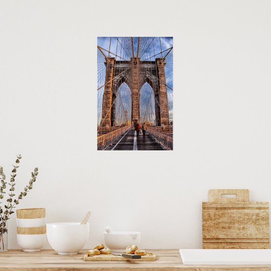 Brooklyn Bridge New York Poster (Küche)