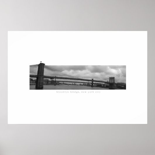 Brooklyn Bridge New York Poster (Vorne)