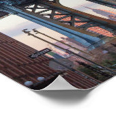 Brooklyn Bridge, New York Poster (Ecke)
