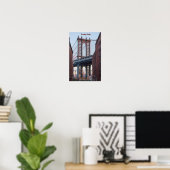 Brooklyn Bridge, New York Poster (Heimbüro)