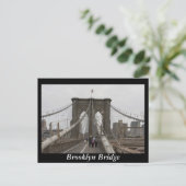 Brooklyn Bridge, New York Postkarte (Stehend Vorderseite)
