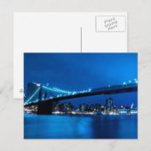 Brooklyn Bridge, New York Postkarte (Vorne/Hinten)