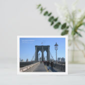 Brooklyn Bridge, New York Postkarte (Stehend Vorderseite)