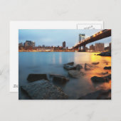 Brooklyn Bridge New york Postkarte (Vorne/Hinten)