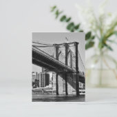 Brooklyn Bridge New York Postkarte (Stehend Vorderseite)