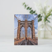 Brooklyn Bridge, New York Postkarte (Stehend Vorderseite)