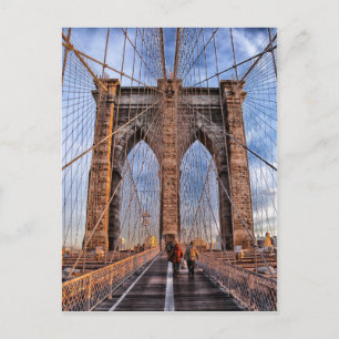 Brooklyn Bridge, New York Postkarte