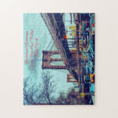Brooklyn Bridge New York. Puzzle (Vertikal)