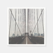 Brooklyn Bridge, New York Serviette (Vorderseite)