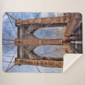 Brooklyn Bridge New York Sherpadecke (Vorderseite (Horizontal))