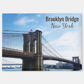 Brooklyn Bridge New York Souvenir Magnet (Vorderseite)