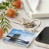 Brooklyn Bridge New York Souvenir Schlüsselanhänger (Vorderseite rechts)