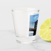Brooklyn Bridge New York Souvenir Schnapsglas (Links)