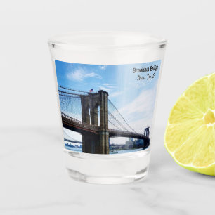 Brooklyn Bridge New York Souvenir Schnapsglas