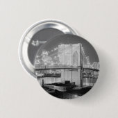 Brooklyn Bridge New York USA Button (Vorne & Hinten)