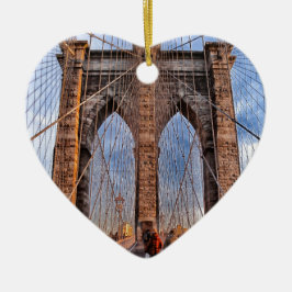 Brooklyn Bridge New York USA Keramik Ornament