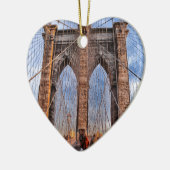 Brooklyn Bridge New York USA Keramik Ornament (Links)