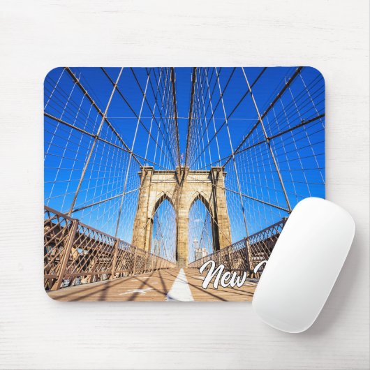 Brooklyn Bridge, New York, USA Mousepad (Mit Mouse)