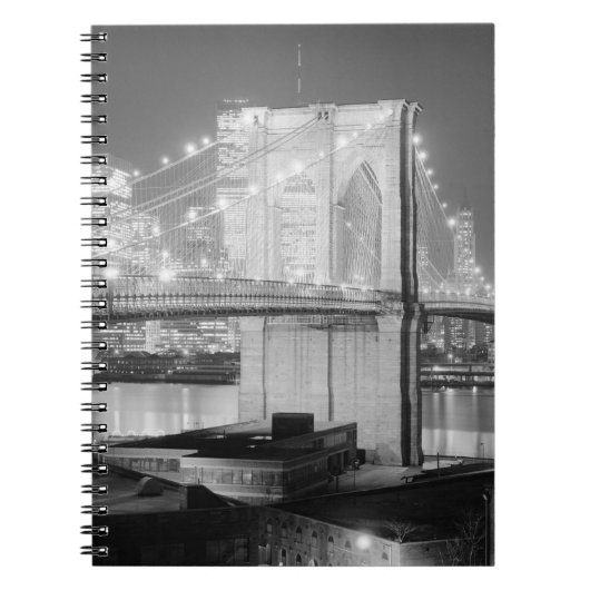 Brooklyn Bridge New York USA Notizblock (Vorderseite)