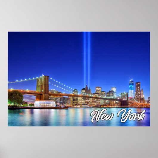 Brooklyn Bridge, New York, Vereinigte Staaten Poster (Vorne)