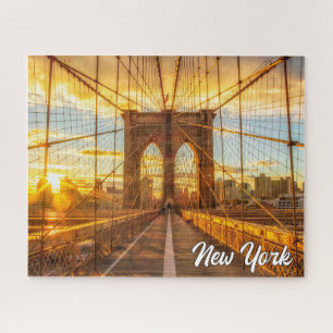 Brooklyn Bridge, New York, Vereinigte Staaten Puzzle