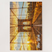 Brooklyn Bridge, New York, Vereinigte Staaten Puzzle (Vertikal)