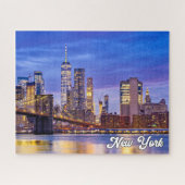 Brooklyn Bridge, New York, Vereinigte Staaten Puzzle (Horizontal)