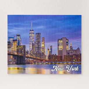 Brooklyn Bridge, New York, Vereinigte Staaten Puzzle