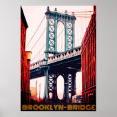 Brooklyn Bridge Newyork Poster (Vorne)