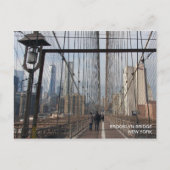 Brooklyn Bridge - NY New York nr 2 Postkarte (Vorderseite)